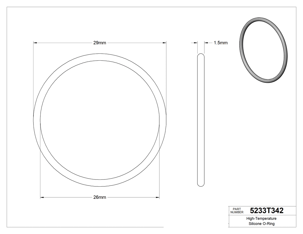 Technical drawing - 5233T342
